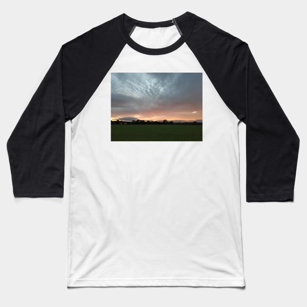 God's heaven - Heavenly skyline Baseball T-Shirt by LukjanovArt